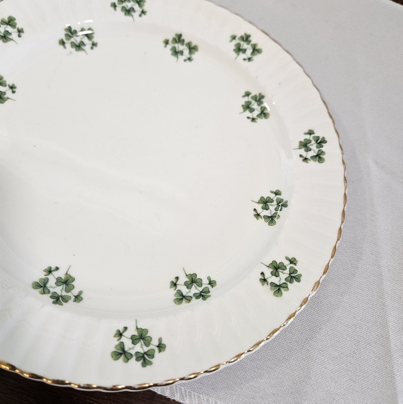 8" Shamrock Dessert Plate - Picture 2 of 4
